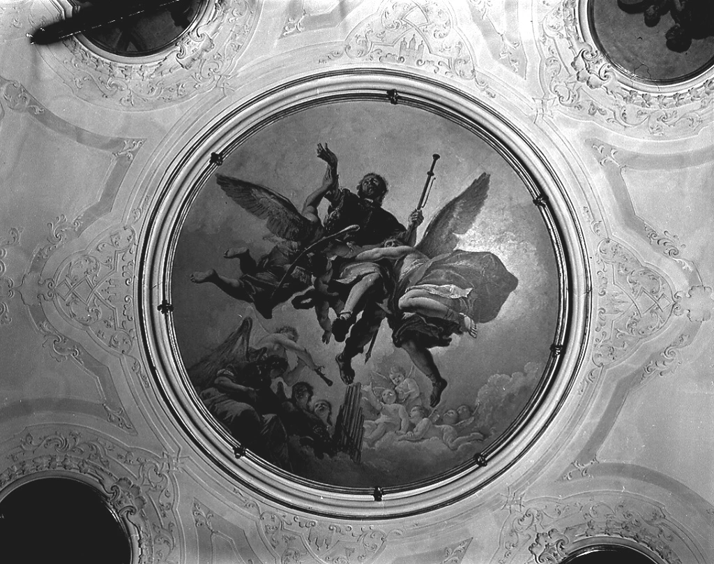 San Rocco in gloria e angeli musicanti - Chiesa di san Rocco, Venezia
